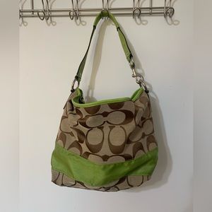 Coach - purse - green - used
